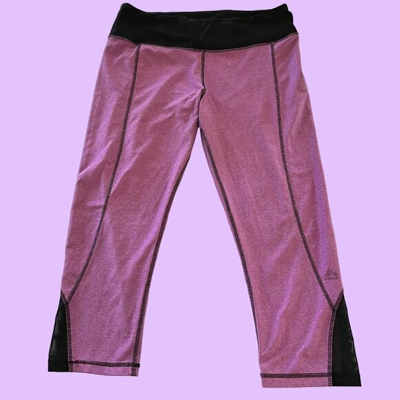 RBX Pants - RBX Cropped Leggings Womens L Pink Stretchy Gym Workout Running Hiking Yoga Pant